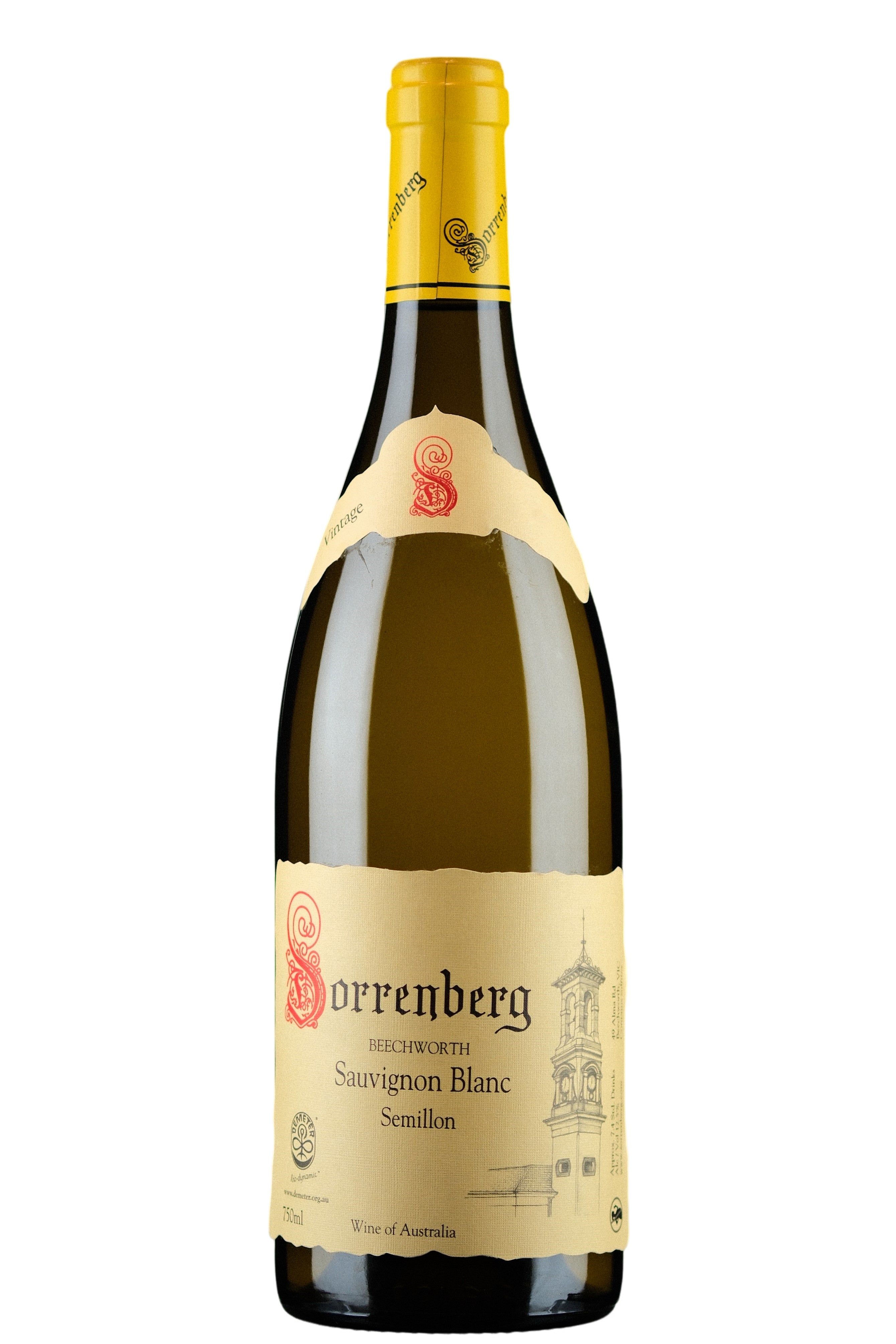 Sorrenberg Sauvignon Blanc Semillon Purvis Cellars