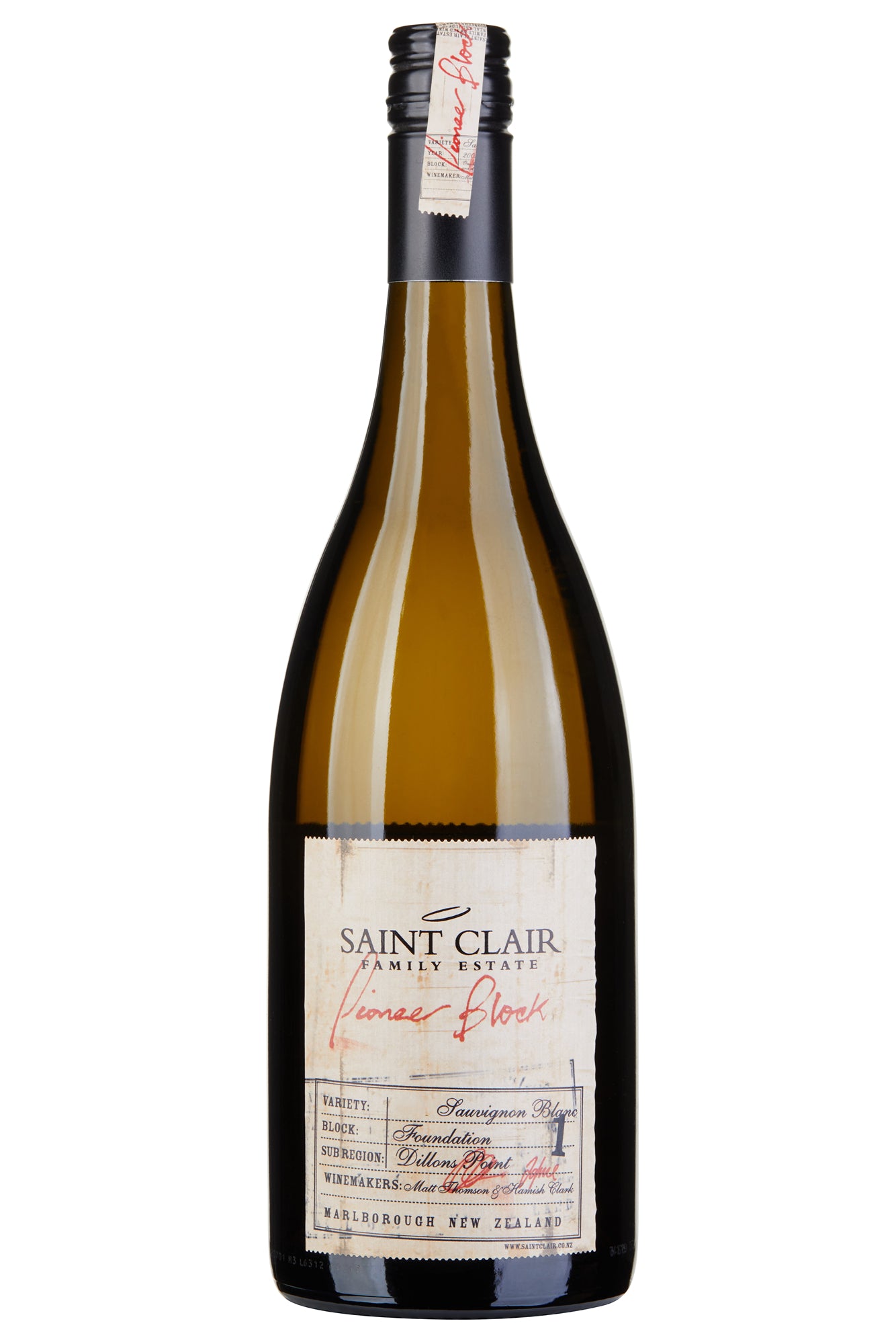 Saint Clair Pioneer Block 1 Foundation Sauvignon Blanc Purvis