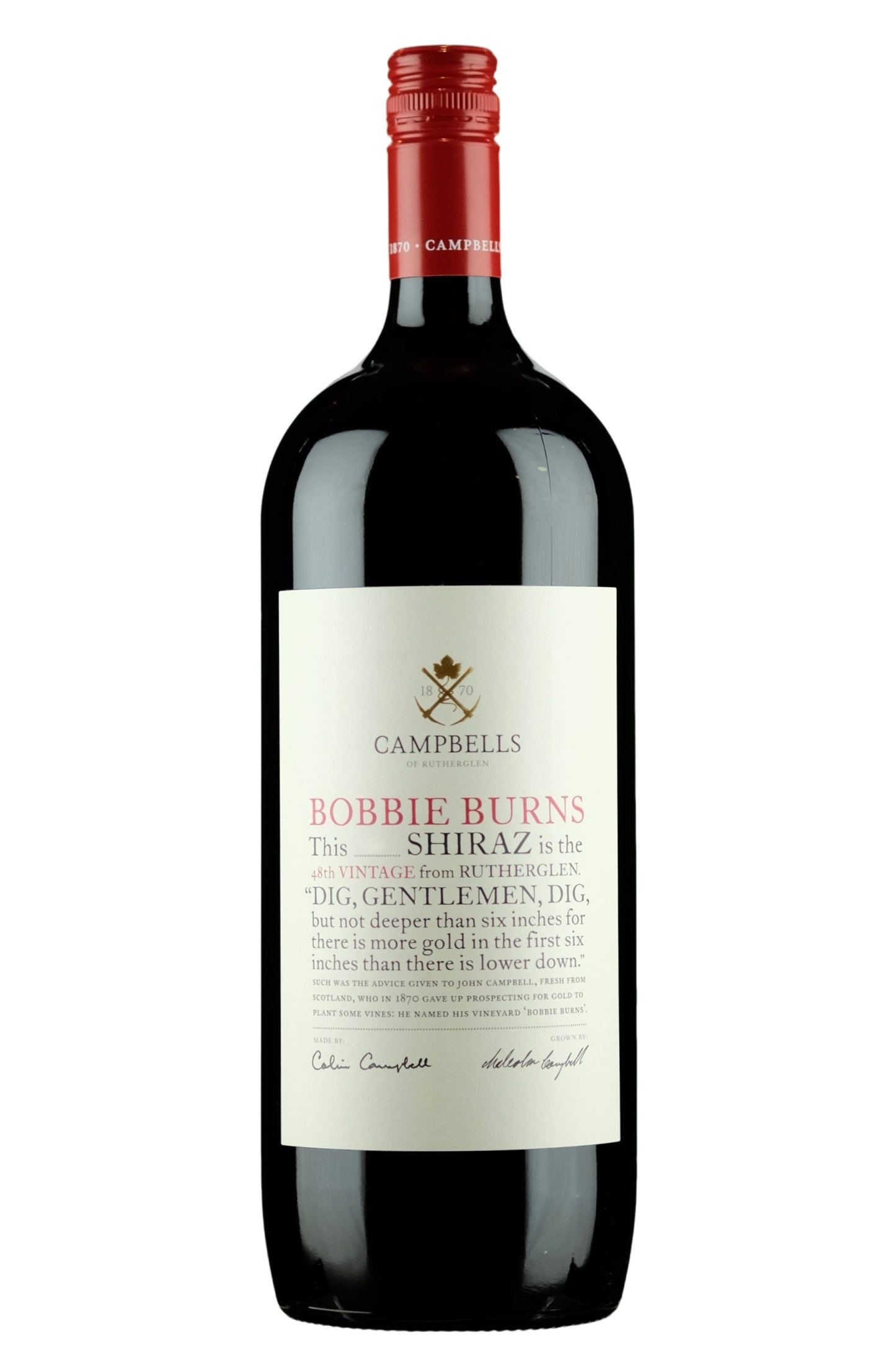 Campbells Bobbie Burns Shiraz Magnum 1500ml