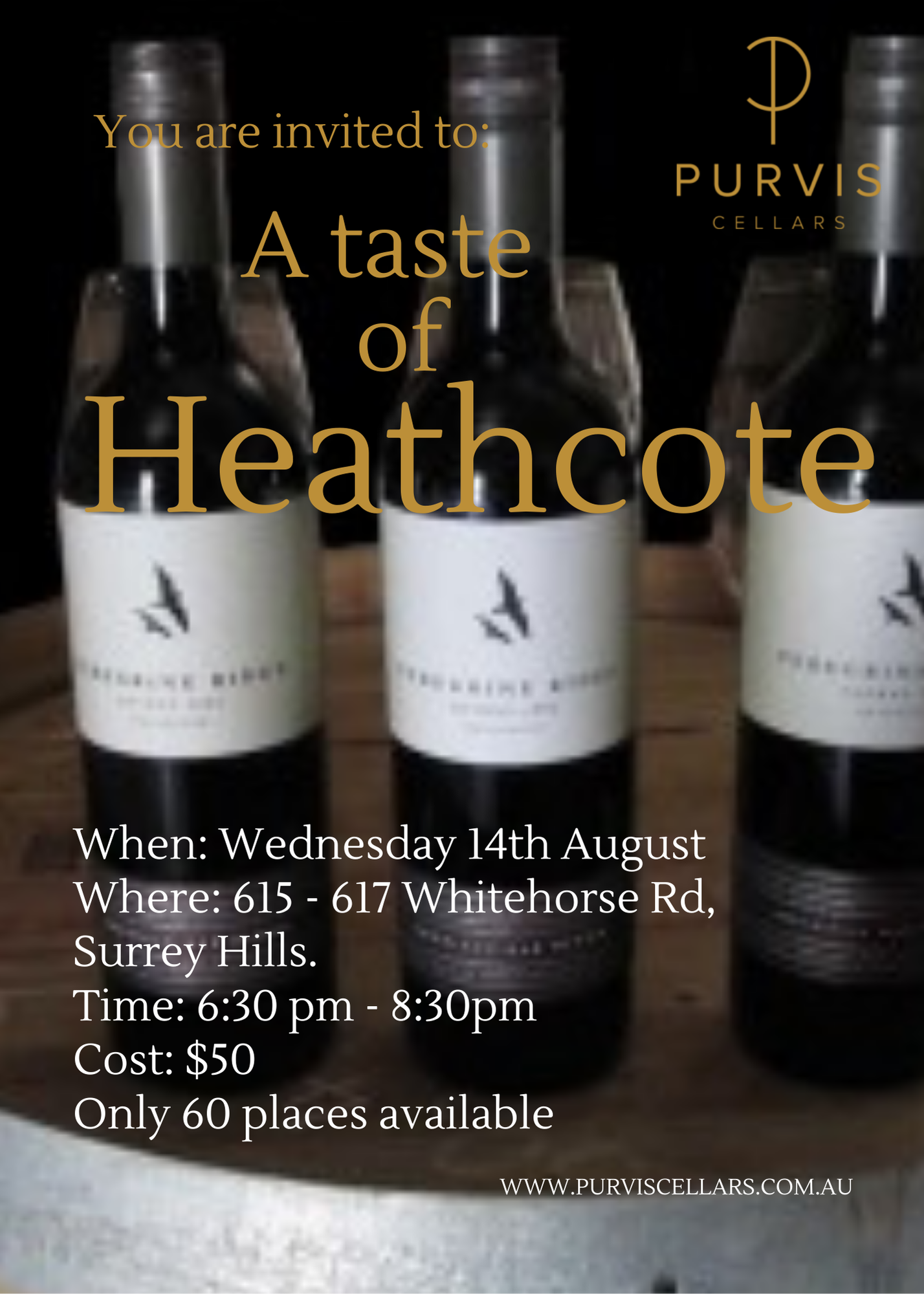 Event Booking - Taste of Heathcote 2024