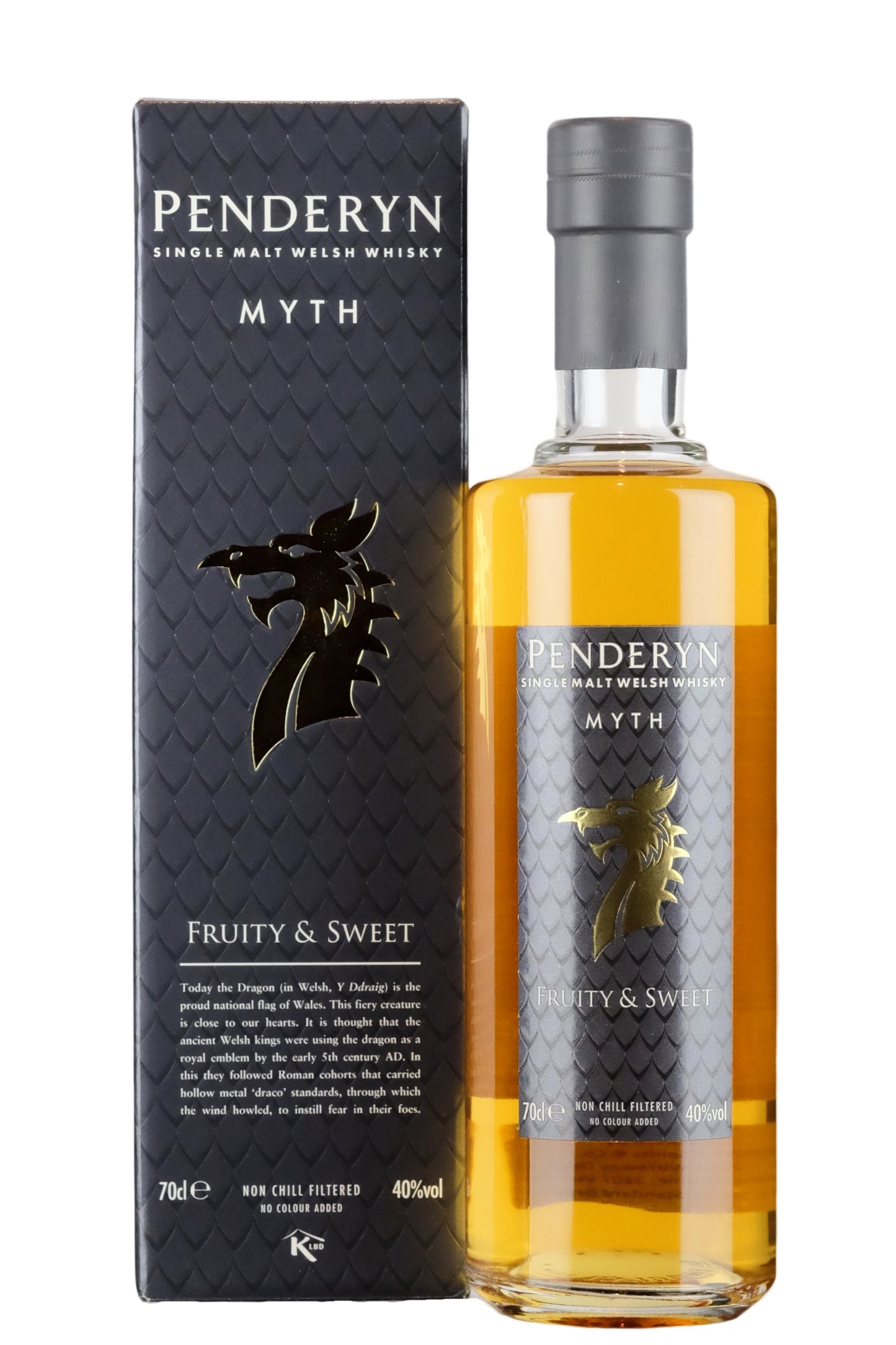 Penderyn Myth Single Malt Welsh Whisky 40% 700ml