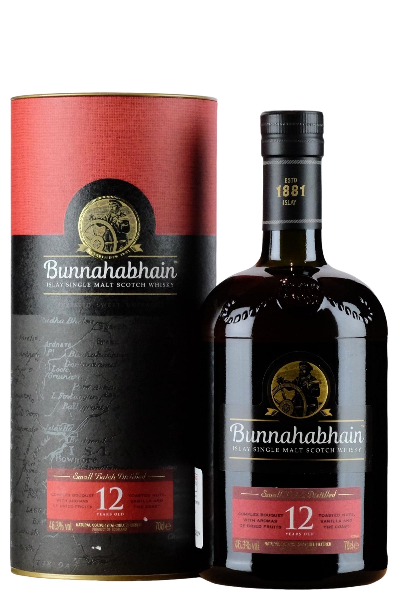 Bunnahabhain 12 Year Old Islay Single Malt Scotch Whisky 700ml